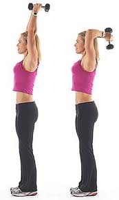 Standing Dumbbell Triceps Curl (Triceps)